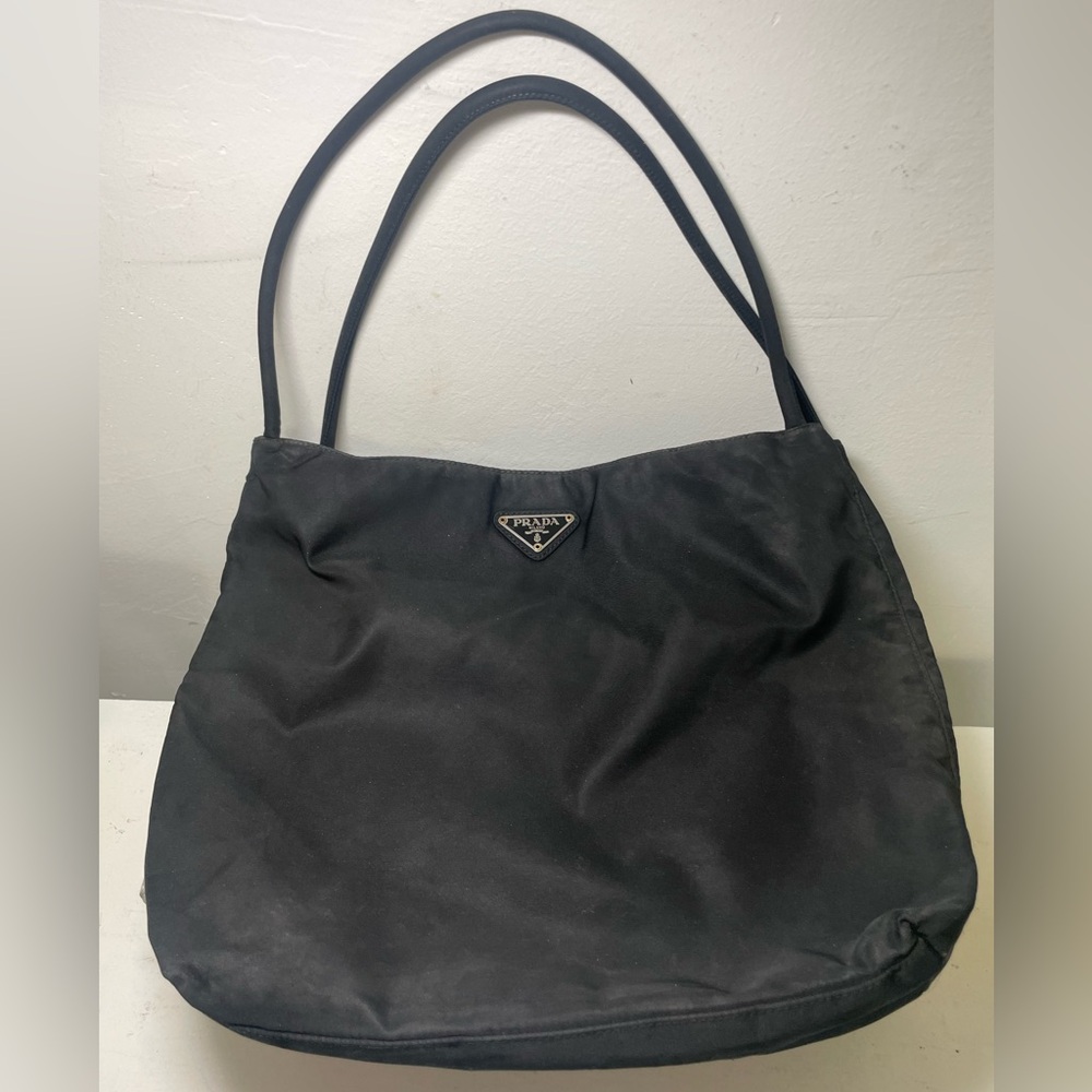 Prada Black Nylon Shoulder Bag